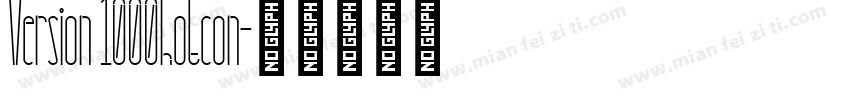 Version 1000hotcon字体转换